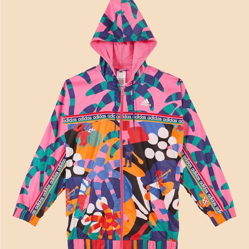 Adidas Colorful Graphic Hoodie